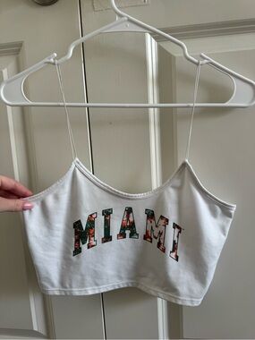 UMiami Game Day Tank & Clear Wristlet